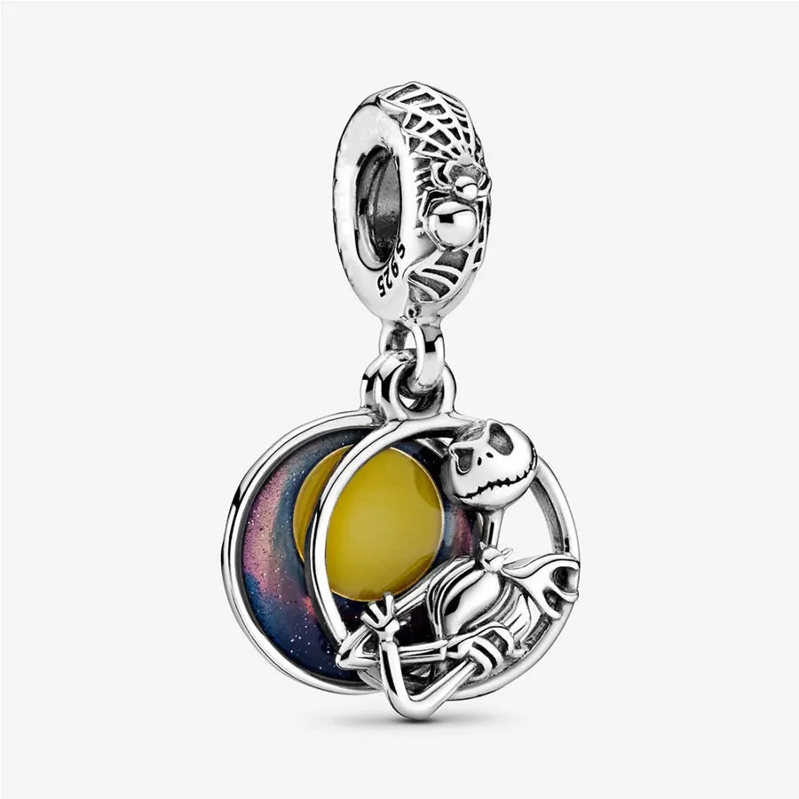 Minisoc 925 Silver Bracelet Charm Zircon Bead Exclusive