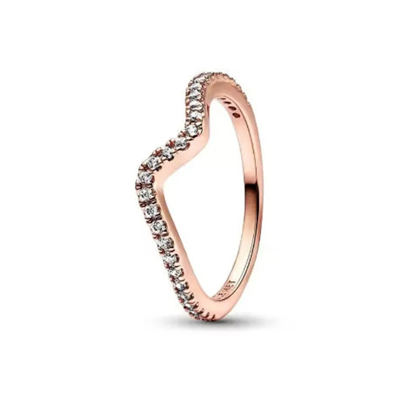 Sterling Silver Zircon Ring 925 Fine Collection Exclusive