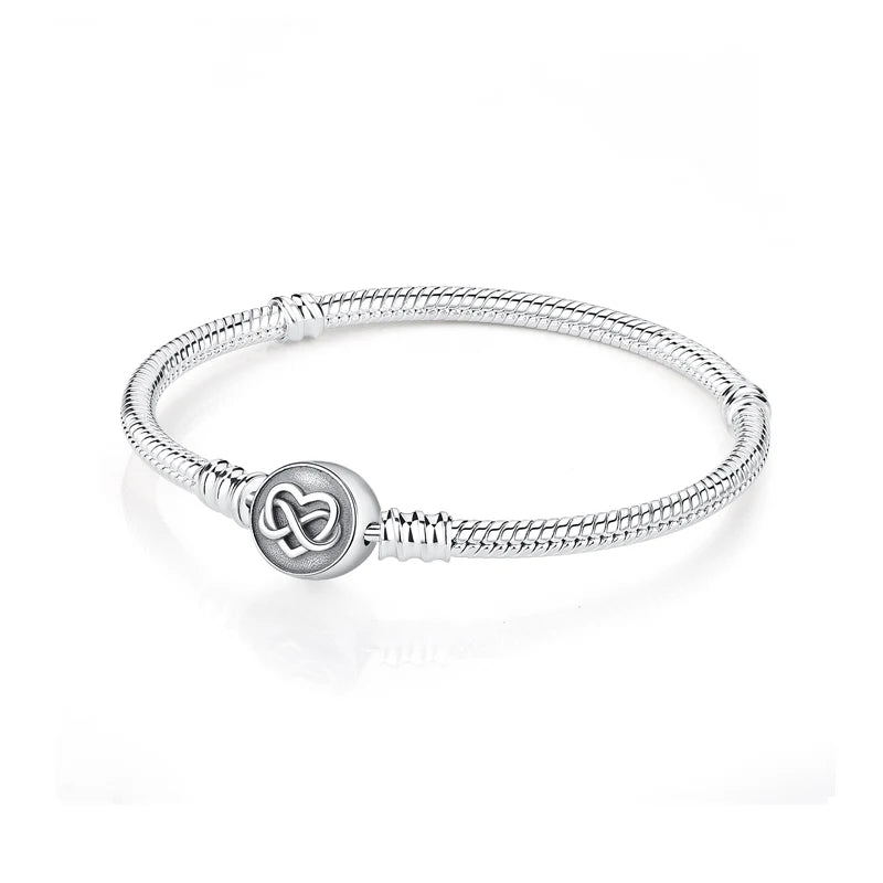 Sterling Silver Charm Bracelet Zircon By Sam Panda Edition