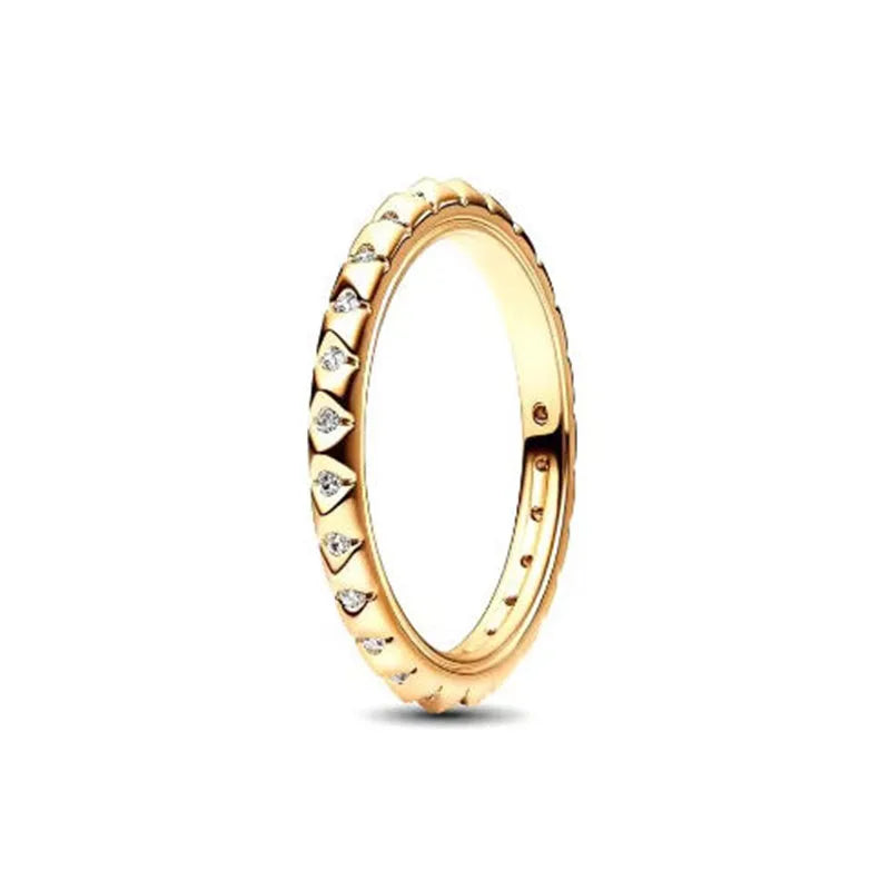 Sterling Silver Ring With Zircon By MINISOC Limited Edition