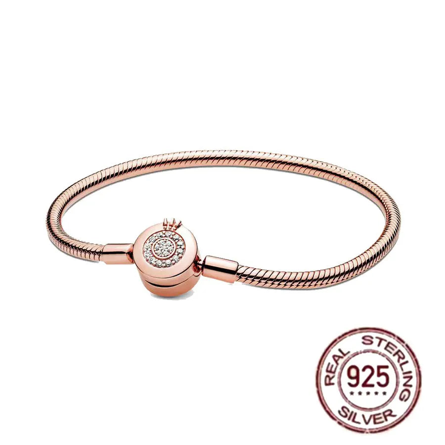 Sterling Silver 925 Bracelet With Zircon Charm Exclusive