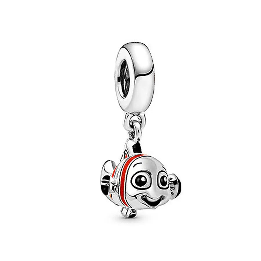 Minisoc Silver Charm Bracelet Zircon Original