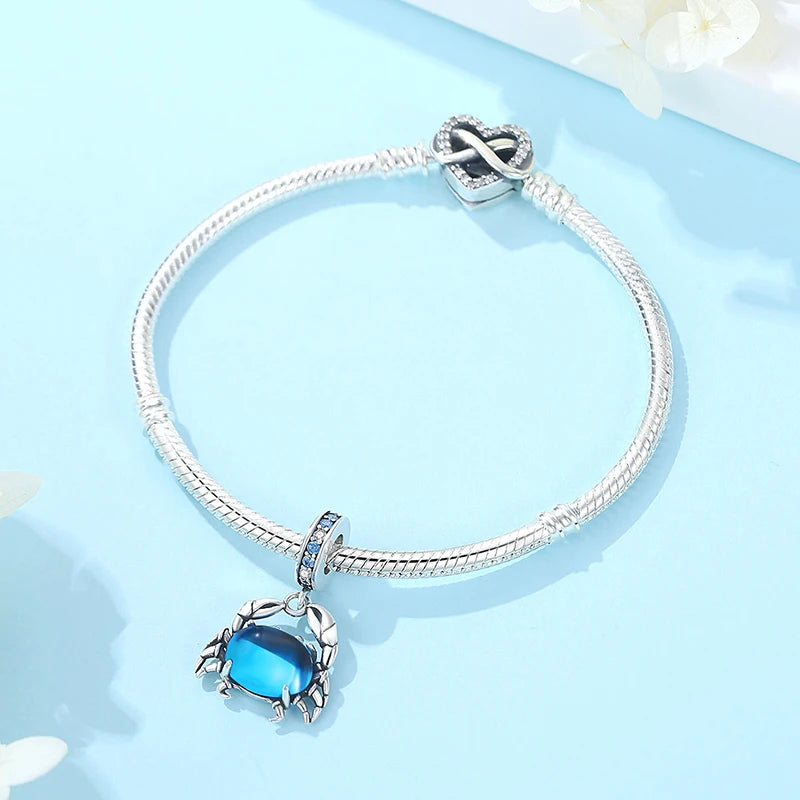 Sterling Silver Zircon Charm Bracelet Signature Edition