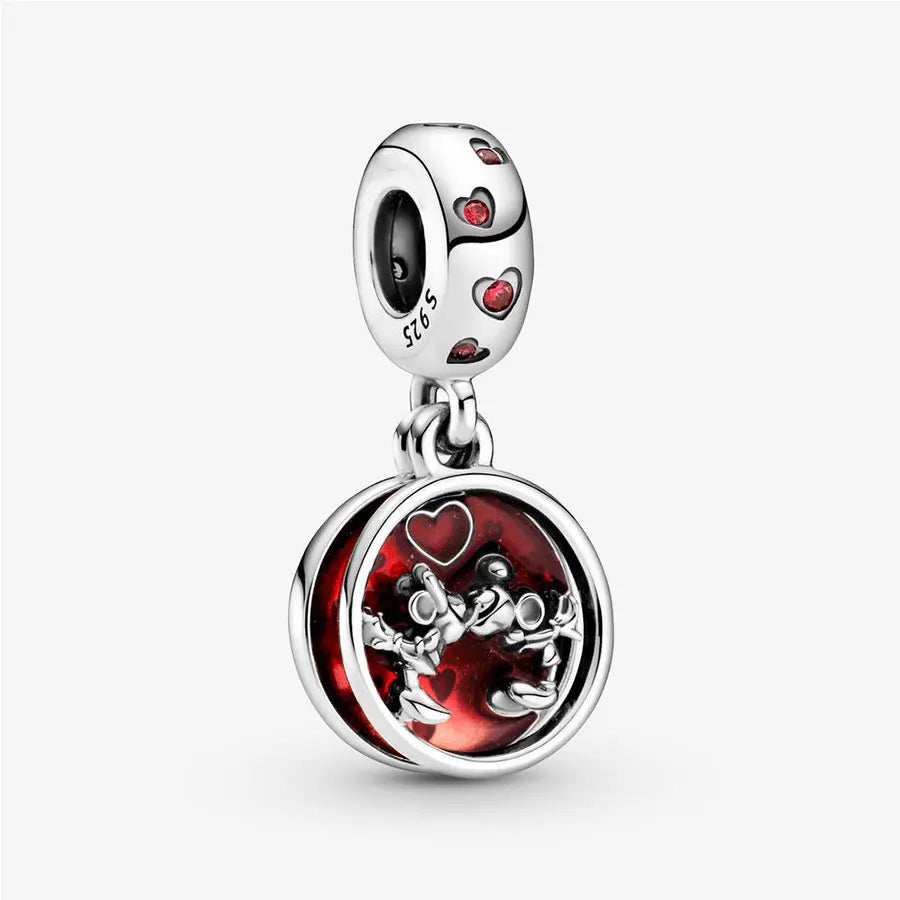 MINISOC Exclusive Sterling Silver Teardrop Bracelet Charm