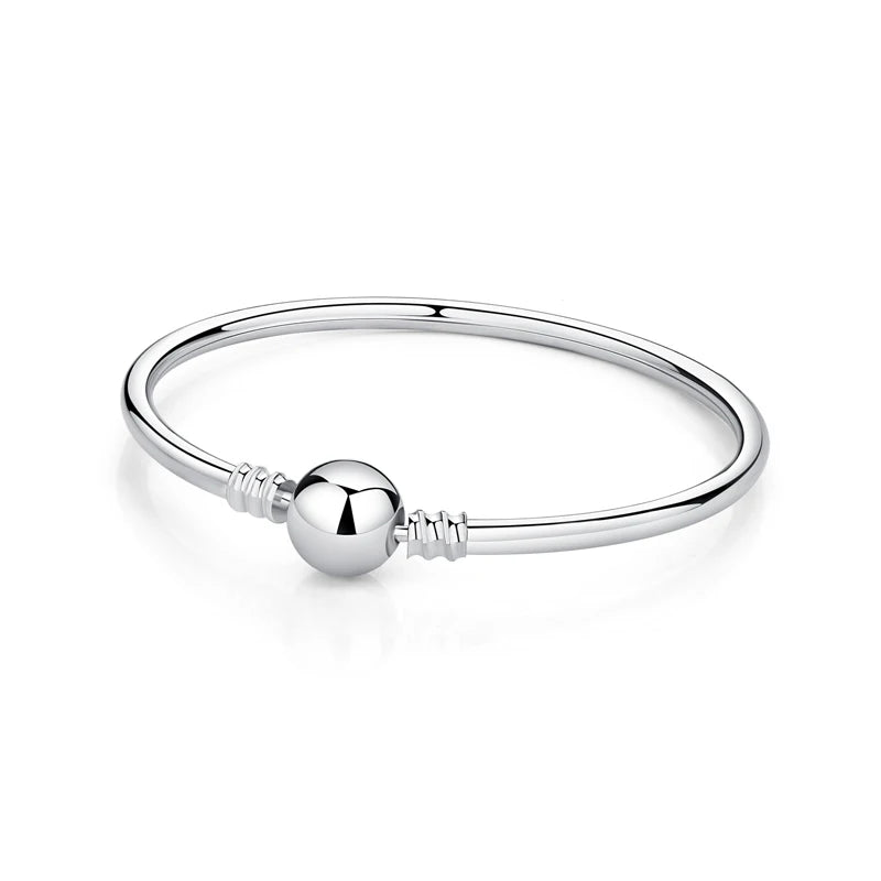 Sterling Silver Charm Bracelet Zircon Accent Exclusive