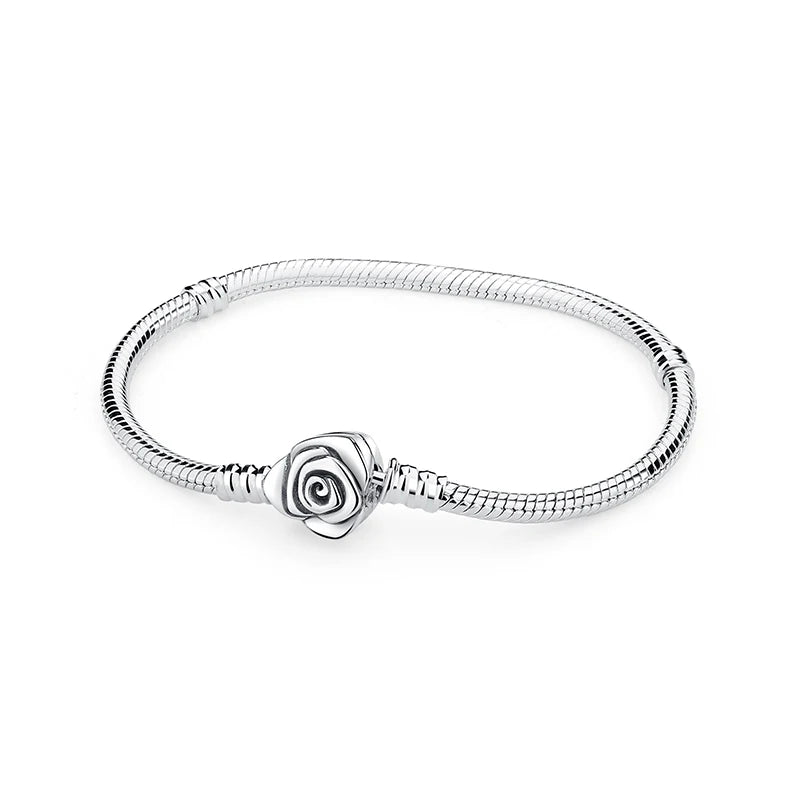 Sterling Silver Charm Bracelet Zircon Limited Edition