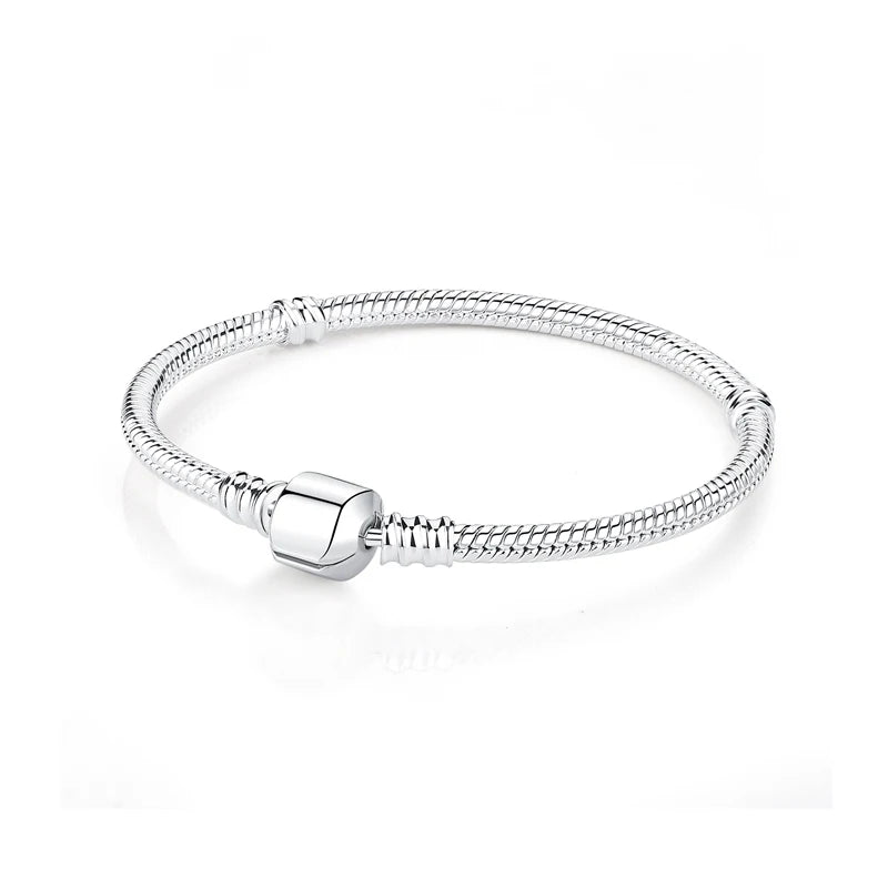 Sterling Silver 925 Zircon Charm Bracelet Exclusive