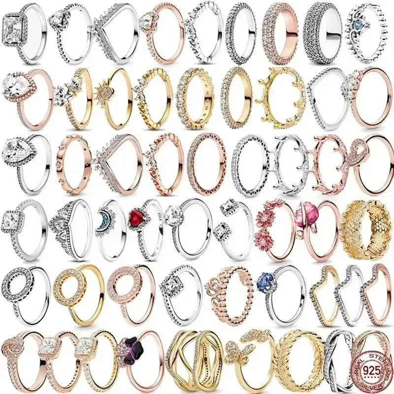 Sterling Silver Zircon Ring Exclusive Edition For Women