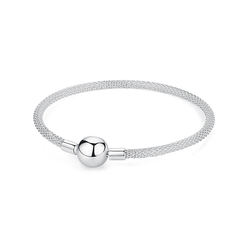 Charm Bracelet Sterling Silver 925 Zircon Exclusive