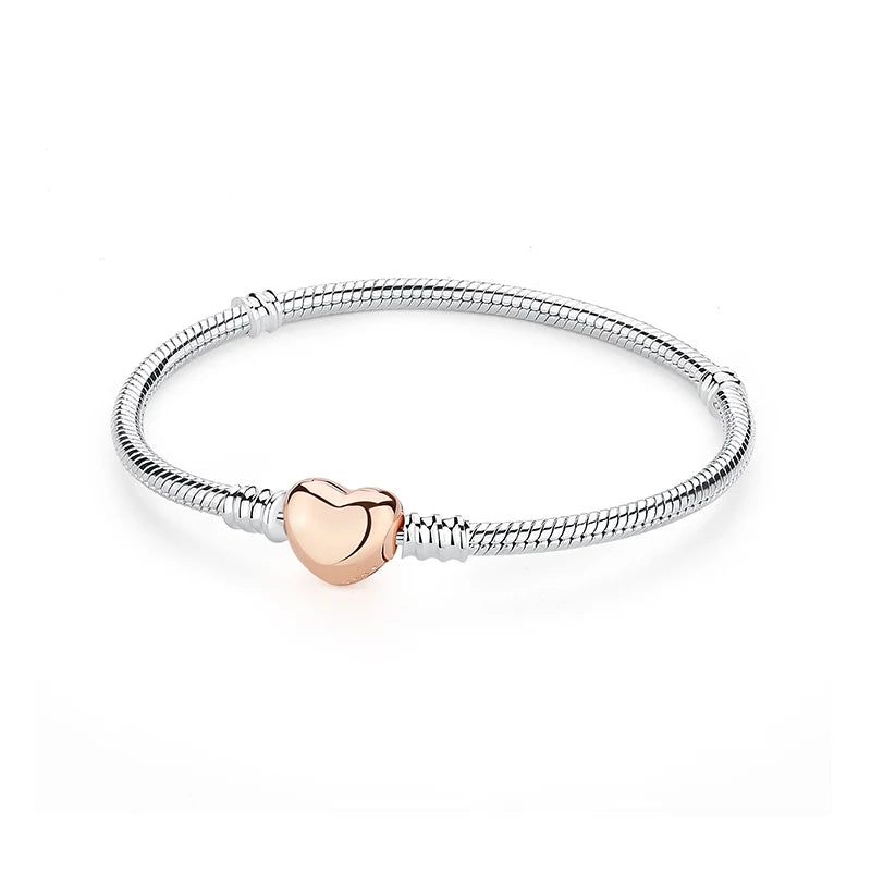 Sterling Silver Charm Bracelet Zircon Collection Exclusive