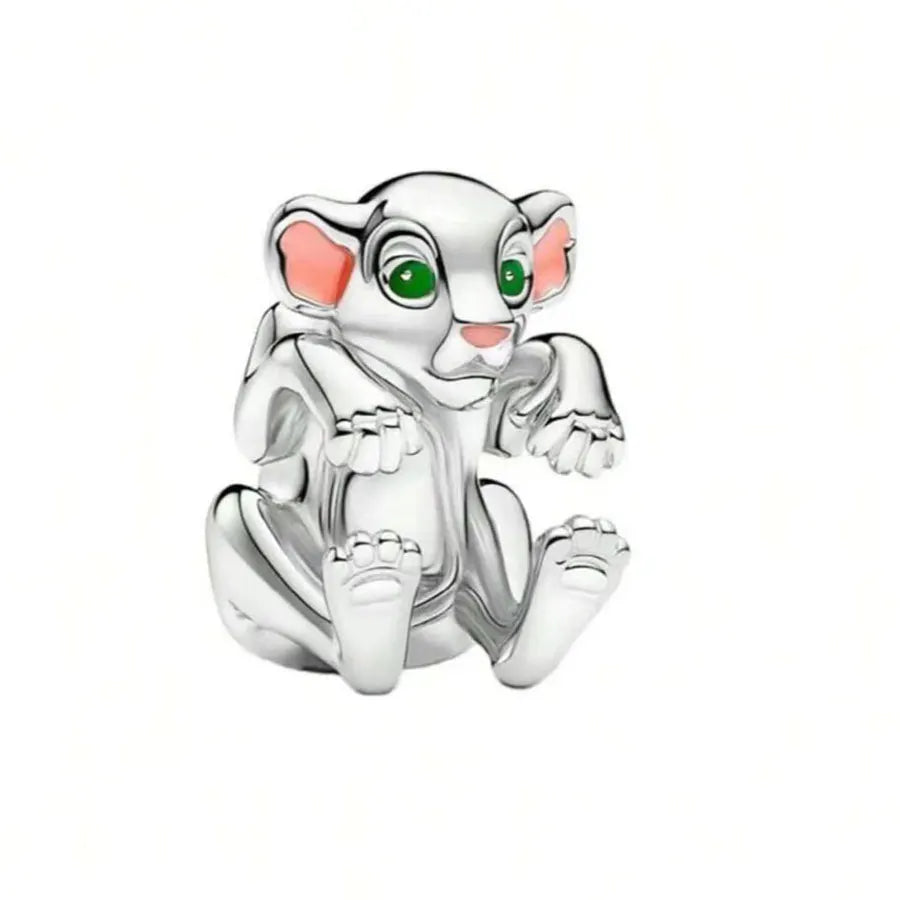 Minisoc Exclusive Sterling Silver Bracelet Charm Zircon