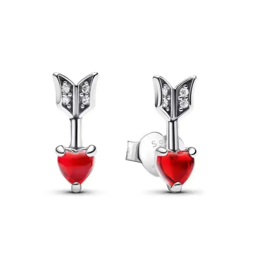 Sterling Silver Zircon Stud Earrings Limited Edition