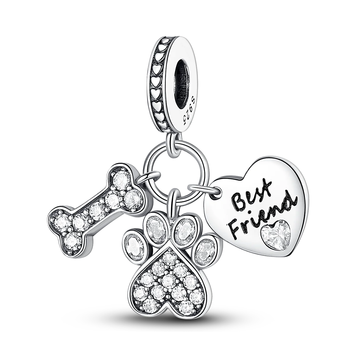 Sterling Silver Bracelet Charm Charmhub Collection Elite