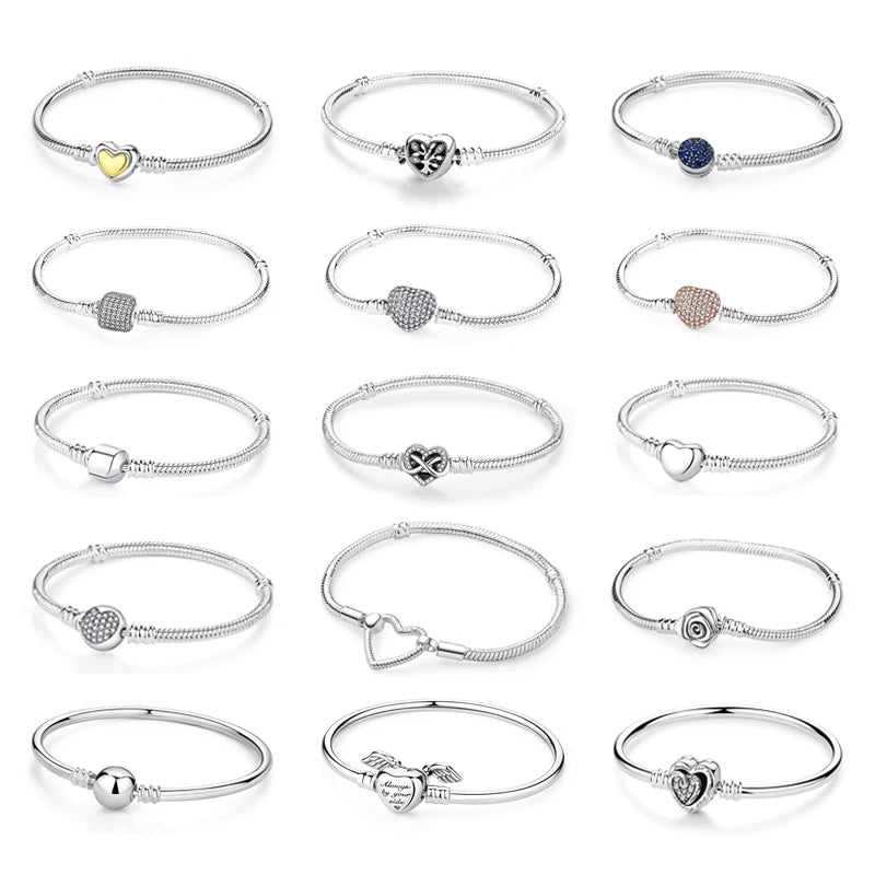 Sterling Silver Charm Bracelet Exclusive Collection
