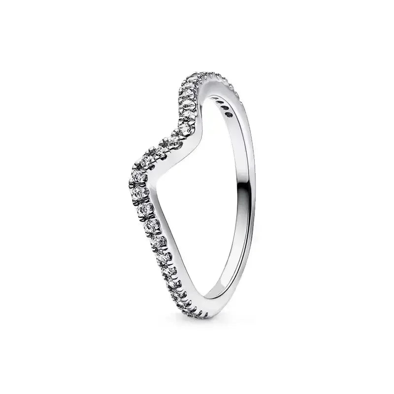 Sterling Silver Ring 925 Zircon Collection Exclusive