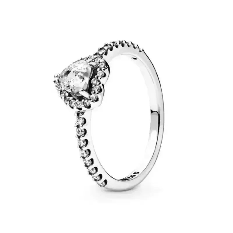 Sterling Silver Ring, Zircon Accent, 925 Exclusive
