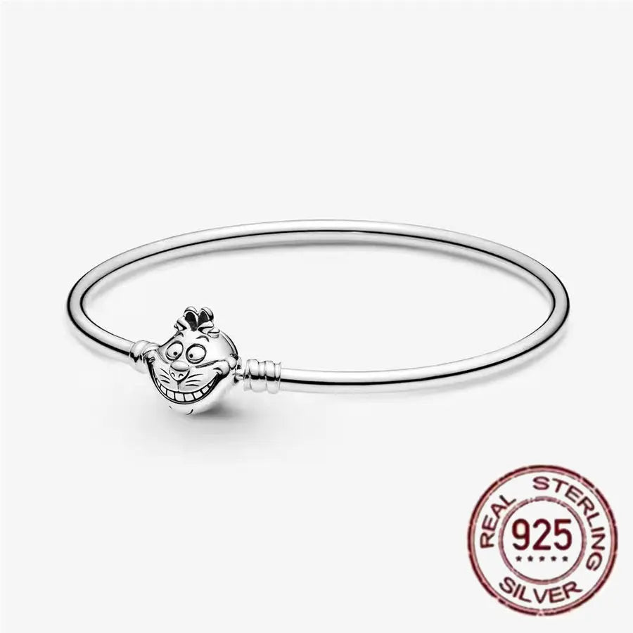 Sterling Silver Charm Bracelet 925 Zircon Limited Edition