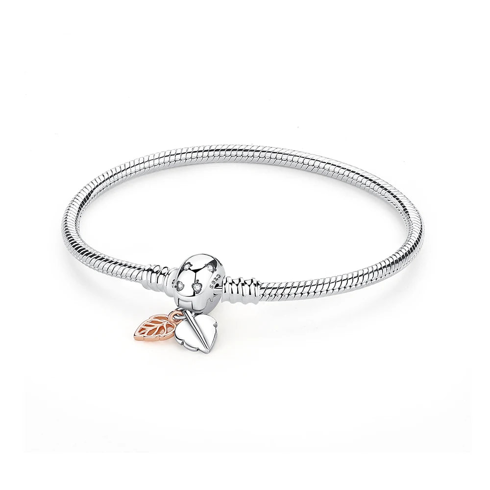 Sterling Silver Charm Bracelet Sam Panda Signature
