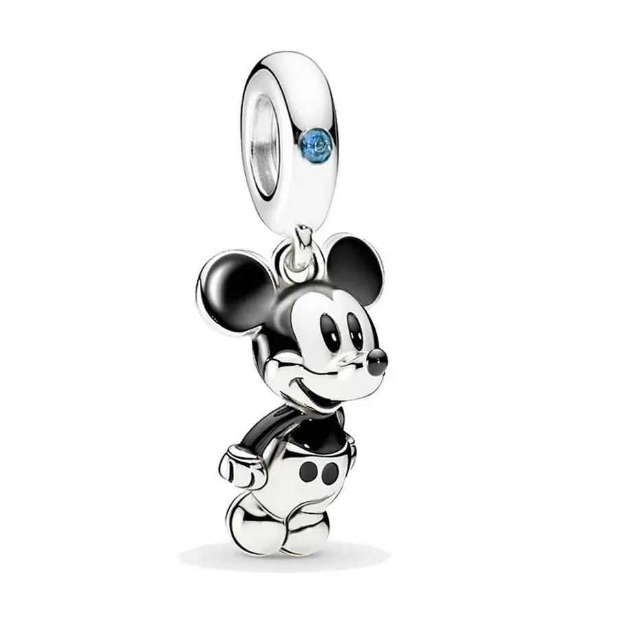 Miniso Silver Teardrop Zircon Bead Charm Style