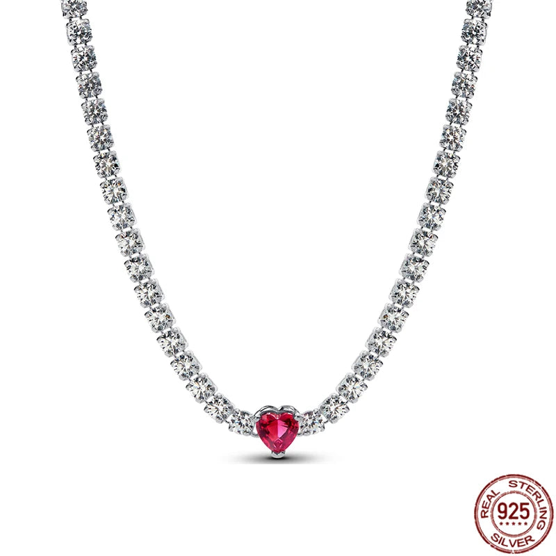 Sterling Silver Pendant Necklace From The Luxe Collection