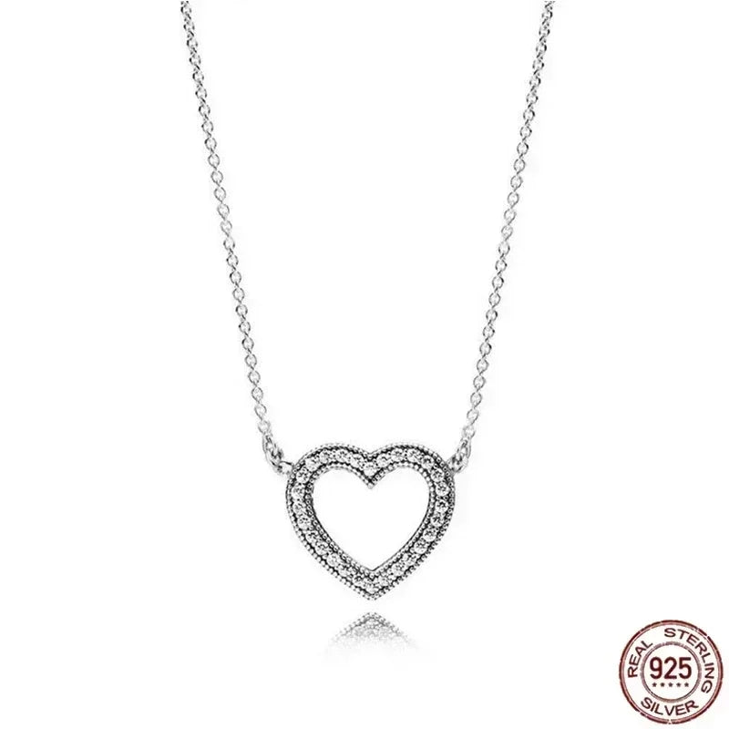 Sterling Silver Pendant Necklace Fine Collection Exquisite