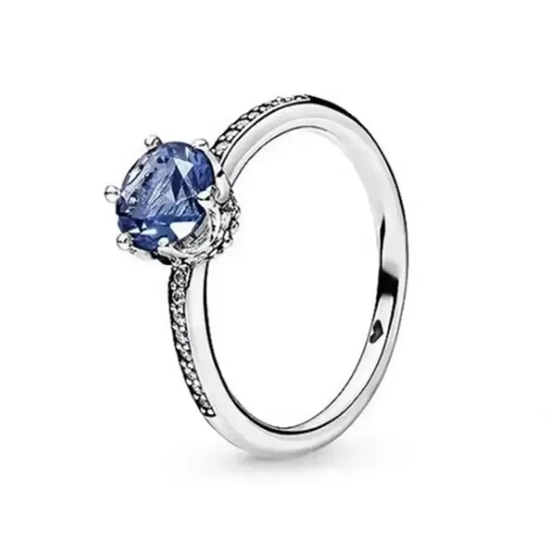 NBSAMENG Sterling Silver Ring Zircon Collection Exclusive