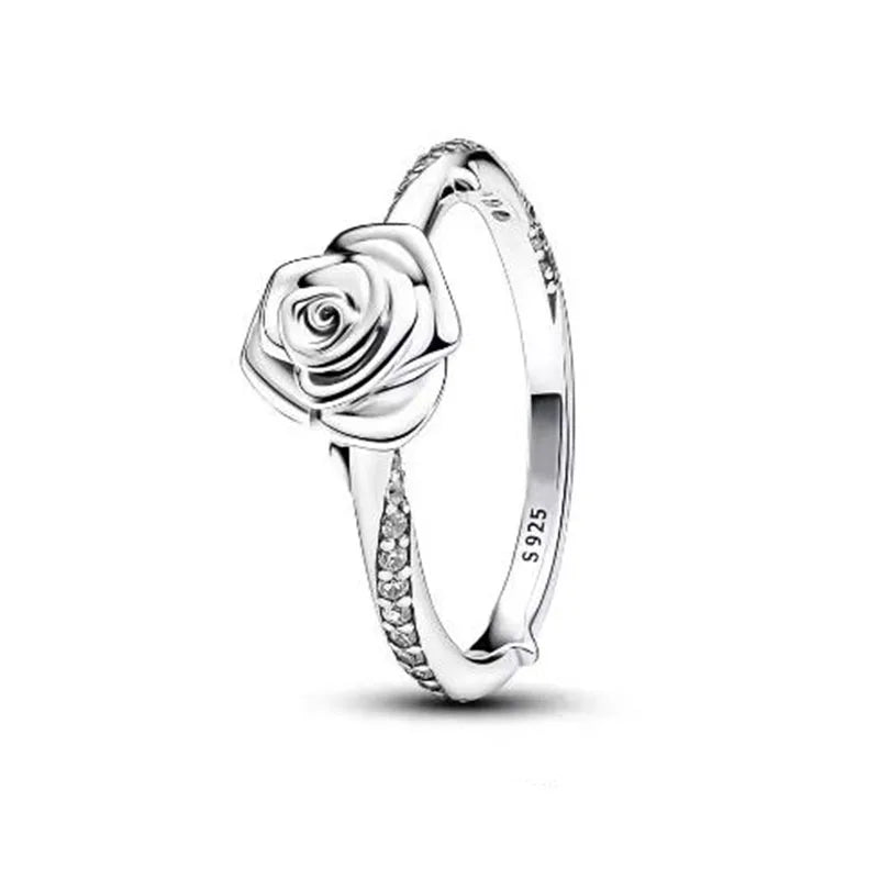 Sterling Silver Ring Zircon Modern Luxury Exclusive
