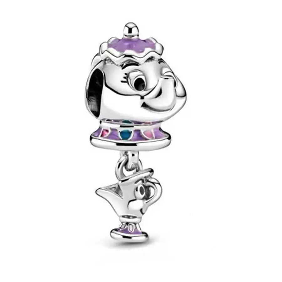 Minisoc Sterling Silver Zircon Bracelet Charm Exclusive