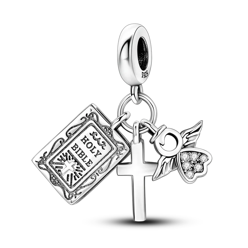 Refined Fine Silver Irregular Charm Bracelet Design